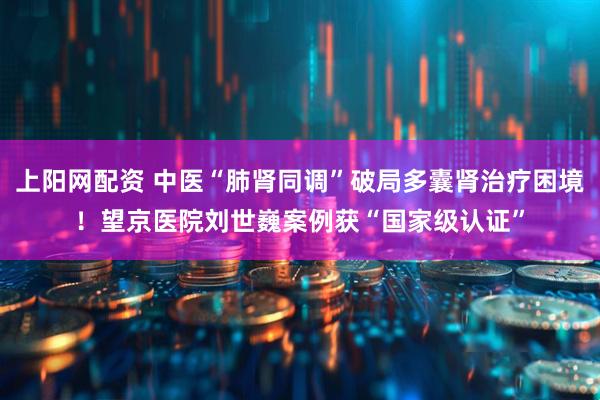上阳网配资 中医“肺肾同调”破局多囊肾治疗困境！望京医院刘世巍案例获“国家级认证”